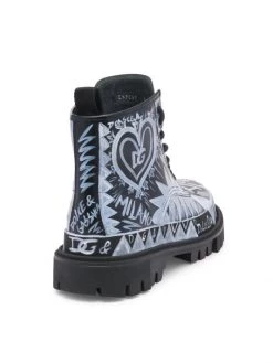 DOLCE&GABBANA Trekking Leather-Blend Boots For Men -Deals DOLCE&GABBANA Store unnamed file 1003