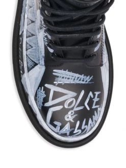 DOLCE&GABBANA Trekking Leather-Blend Boots For Men -Deals DOLCE&GABBANA Store unnamed file 1004