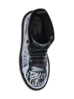 DOLCE&GABBANA Trekking Leather-Blend Boots For Men -Deals DOLCE&GABBANA Store unnamed file 1005