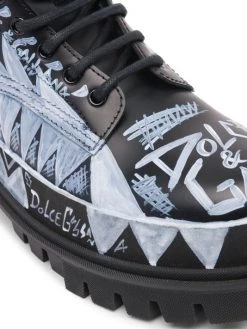 DOLCE&GABBANA Trekking Leather-Blend Boots For Men -Deals DOLCE&GABBANA Store unnamed file 1006