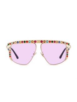 DOLCE&GABBANA 57MM Square Sunglasses Gold -Deals DOLCE&GABBANA Store unnamed file 1020