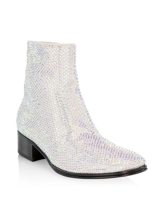 DOLCE&GABBANA Ariosto Crystal Ankle Boots For Men 4 DOLCE&GABBANA Ariosto Crystal Ankle Boots For Men - Image 2