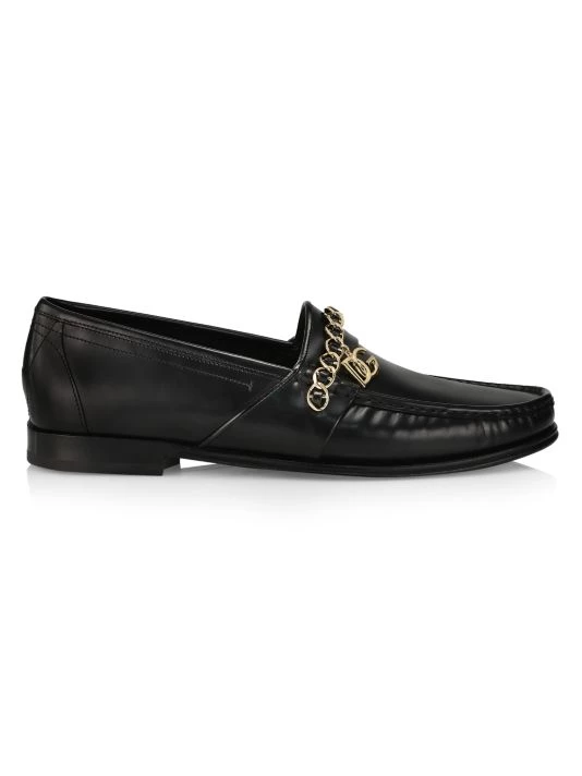 DOLCE&GABBANA Visconti Leather Loafers For Men 3 DOLCE&GABBANA Visconti Leather Loafers For Men