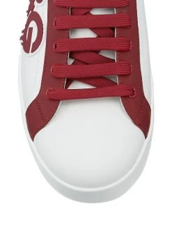 DOLCE&GABBANA Portofino Low-Top Logo Sneakers For Men White Black -Deals DOLCE&GABBANA Store unnamed file 1046