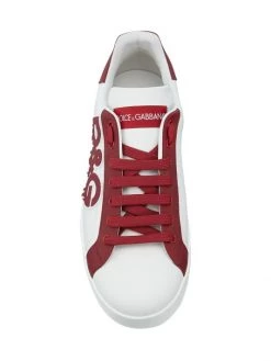 DOLCE&GABBANA Portofino Low-Top Logo Sneakers For Men White Black -Deals DOLCE&GABBANA Store unnamed file 1047