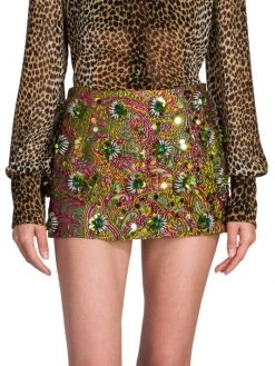 DOLCE&GABBANA Lurex® Metallic Jacquard Micro Mini Skirt -Deals DOLCE&GABBANA Store unnamed file 1053