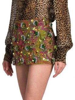 DOLCE&GABBANA Lurex® Metallic Jacquard Micro Mini Skirt -Deals DOLCE&GABBANA Store unnamed file 1054