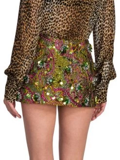 DOLCE&GABBANA Lurex® Metallic Jacquard Micro Mini Skirt -Deals DOLCE&GABBANA Store unnamed file 1055