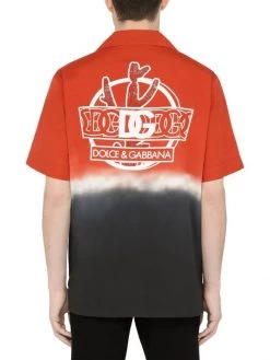 DOLCE&GABBANA Popeline Hawaiian Shirt For Men -Deals DOLCE&GABBANA Store unnamed file 1066