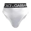 DOLCE&GABBANA Satin Logo High-Waisted Brief -Deals DOLCE&GABBANA Store unnamed file 1101