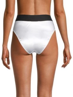 DOLCE&GABBANA Satin Logo High-Waisted Brief -Deals DOLCE&GABBANA Store unnamed file 1105