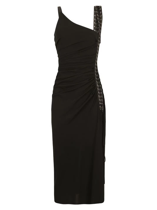 DOLCE&GABBANA Sleeveless Lace-Up Midi Dress 3 DOLCE&GABBANA Sleeveless Lace-Up Midi Dress