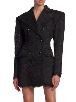 DOLCE&GABBANA Lace-Embellished Blazer Mini-Dress -Deals DOLCE&GABBANA Store unnamed file 1139