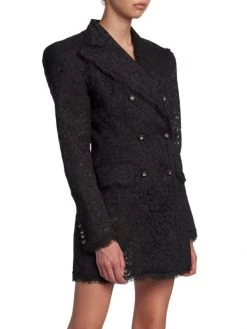 DOLCE&GABBANA Lace-Embellished Blazer Mini-Dress -Deals DOLCE&GABBANA Store unnamed file 1140