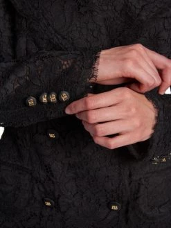 DOLCE&GABBANA Lace-Embellished Blazer Mini-Dress -Deals DOLCE&GABBANA Store unnamed file 1142