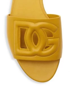 DOLCE&GABBANA DG Cutout Leather Slides -Deals DOLCE&GABBANA Store unnamed file 1156