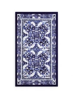 DOLCE&GABBANA Tris Maiolica Beach Towel For Kids