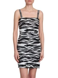 DOLCE&GABBANA Zebra-Print Draped Sequin Minidress 10 DOLCE&GABBANA Zebra-Print Draped Sequin Minidress -Deals DOLCE&GABBANA Store unnamed file 1174