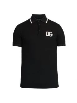 DOLCE&GABBANA Logo Cotton Polo Shirt For Men Blue -Deals DOLCE&GABBANA Store unnamed file 1194