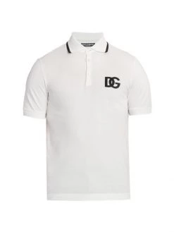 DOLCE&GABBANA Logo Cotton Polo Shirt For Men Blue -Deals DOLCE&GABBANA Store unnamed file 1195