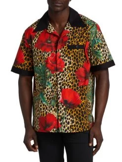 DOLCE&GABBANA Structured Hawaiian Shirt For Men -Deals DOLCE&GABBANA Store unnamed file 1220