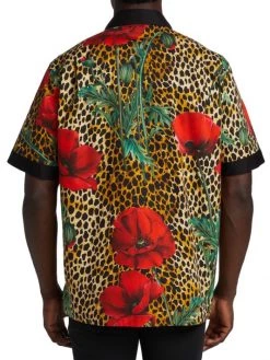 DOLCE&GABBANA Structured Hawaiian Shirt For Men -Deals DOLCE&GABBANA Store unnamed file 1222