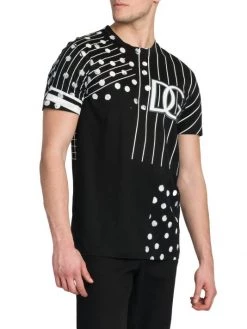 DOLCE&GABBANA Logo Cotton T-Shirt For Men -Deals DOLCE&GABBANA Store unnamed file 1228