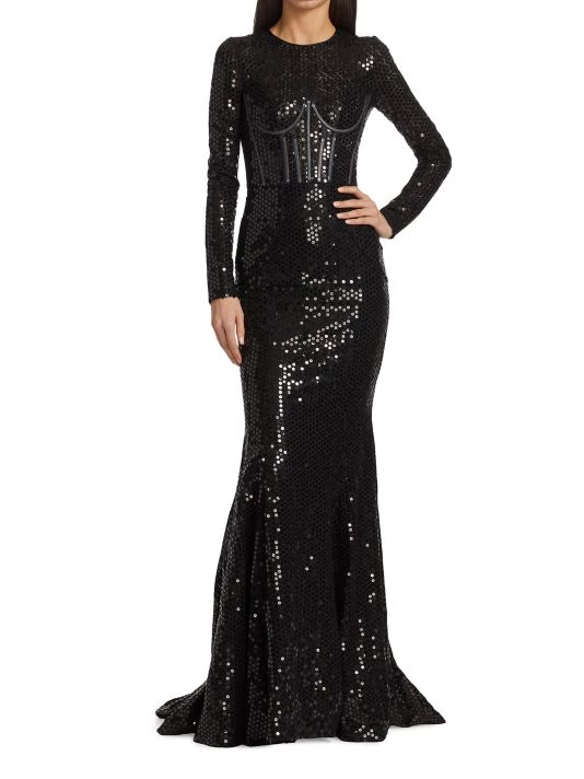 DOLCE&GABBANA Sequin-Embellished Corset Gown 5 DOLCE&GABBANA Sequin-Embellished Corset Gown - Image 3