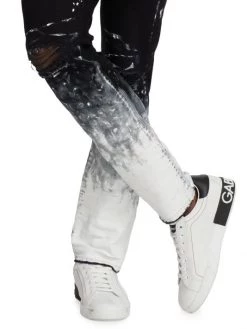 DOLCE&GABBANA Varnish Slim-Fit Jeans For Men -Deals DOLCE&GABBANA Store unnamed file 1252