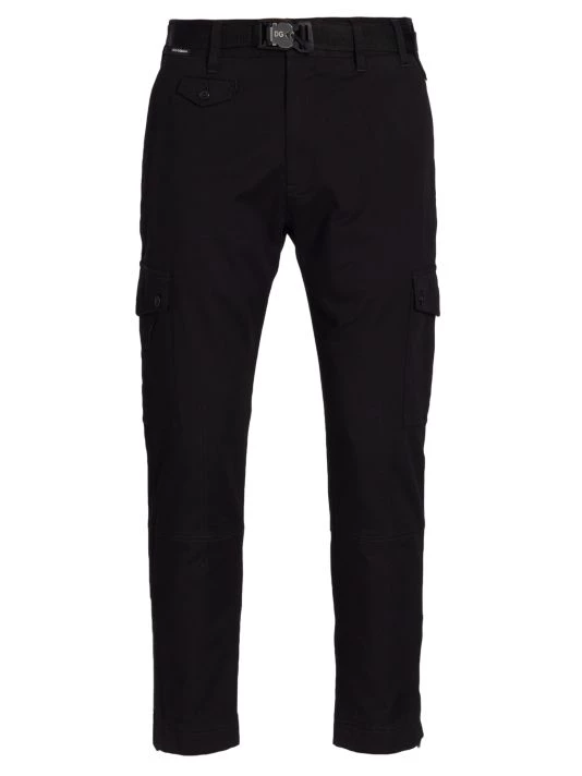 DOLCE&GABBANA Buckle Crop Cargo Pants For Men 3 DOLCE&GABBANA Buckle Crop Cargo Pants For Men