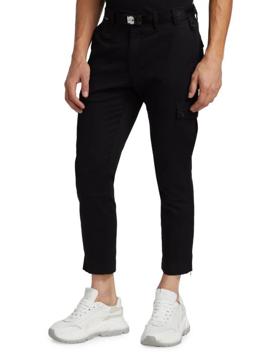 DOLCE&GABBANA Buckle Crop Cargo Pants For Men 6 DOLCE&GABBANA Buckle Crop Cargo Pants For Men - Image 4