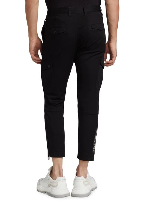DOLCE&GABBANA Buckle Crop Cargo Pants For Men 7 DOLCE&GABBANA Buckle Crop Cargo Pants For Men - Image 5