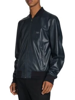 DOLCE&GABBANA Zip-Up Leather Bomber Jacket For Men 11 DOLCE&GABBANA Zip-Up Leather Bomber Jacket For Men -Deals DOLCE&GABBANA Store unnamed file 1272