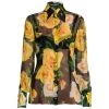 DOLCE&GABBANA Semi-Sheer Floral Shirt