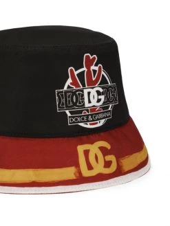 DOLCE&GABBANA Logo Cotton Bucket Hat For Men -Deals DOLCE&GABBANA Store unnamed file 1381