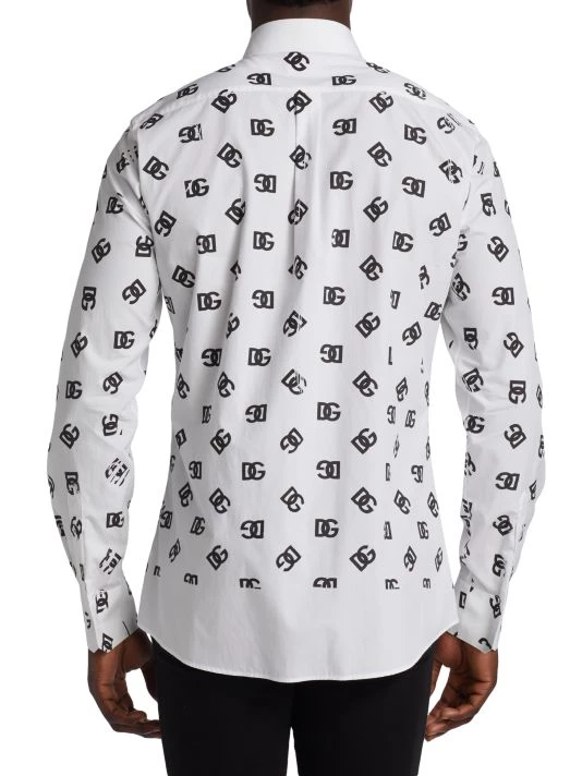 DOLCE&GABBANA Logo Print Long-Sleeve Shirt For Men 7 DOLCE&GABBANA Logo Print Long-Sleeve Shirt For Men - Image 5