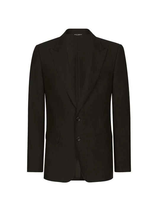 DOLCE&GABBANA Single-Breasted Linen Suit For Men 3 DOLCE&GABBANA Single-Breasted Linen Suit For Men