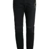 DOLCE&GABBANA Slash Knee Crown Jeans For Men