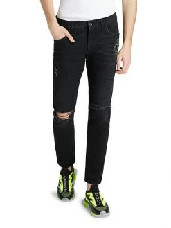 DOLCE&GABBANA Slash Knee Crown Jeans For Men -Deals DOLCE&GABBANA Store unnamed file 1410