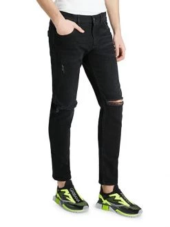 DOLCE&GABBANA Slash Knee Crown Jeans For Men -Deals DOLCE&GABBANA Store unnamed file 1411