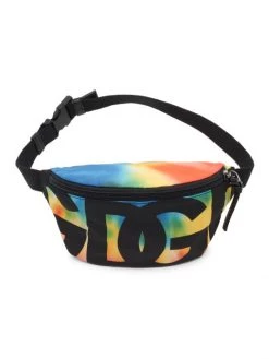 DOLCE&GABBANA Logo Canvas Belt Bag For Kids