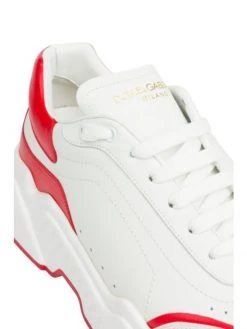 DOLCE&GABBANA Daymaster Lace-Up Sneakers For Men White Red -Deals DOLCE&GABBANA Store unnamed file 144