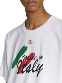 DOLCE&GABBANA Stretch Interlock Printed T-Shirt For Men -Deals DOLCE&GABBANA Store unnamed file 1441