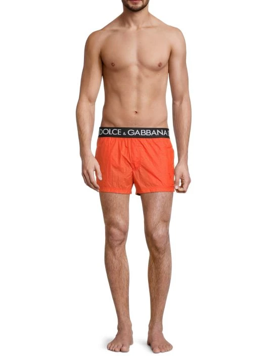 DOLCE&GABBANA Logo Waistband Swim Trunks For Men 4 DOLCE&GABBANA Logo Waistband Swim Trunks For Men - Image 2