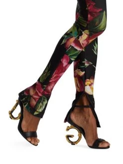 DOLCE&GABBANA Floral Body-Con Turtleneck Jumpsuit -Deals DOLCE&GABBANA Store unnamed file 1483