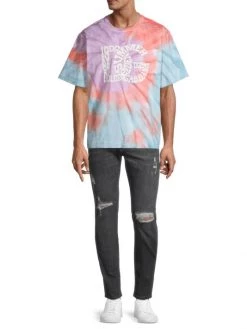 DOLCE&GABBANA Psychedelic Logo Tie-Dye T-Shirt For Men -Deals DOLCE&GABBANA Store unnamed file 1505