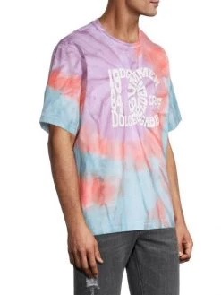 DOLCE&GABBANA Psychedelic Logo Tie-Dye T-Shirt For Men -Deals DOLCE&GABBANA Store unnamed file 1507