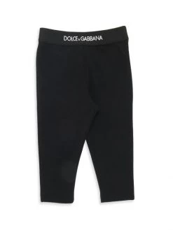 DOLCE&GABBANA Baby Girl's Stretch Logo Leggings For Kids