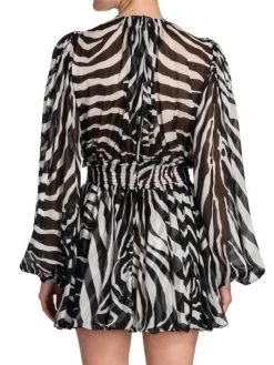 DOLCE&GABBANA Zebra Print Silk Chiffon Minidress 12 DOLCE&GABBANA Zebra Print Silk Chiffon Minidress -Deals DOLCE&GABBANA Store unnamed file 1526