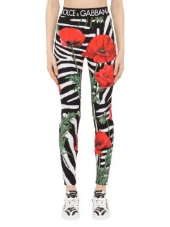 DOLCE&GABBANA Poppy & Zebra-Print Leggings 12 DOLCE&GABBANA Poppy & Zebra-Print Leggings -Deals DOLCE&GABBANA Store unnamed file 1561